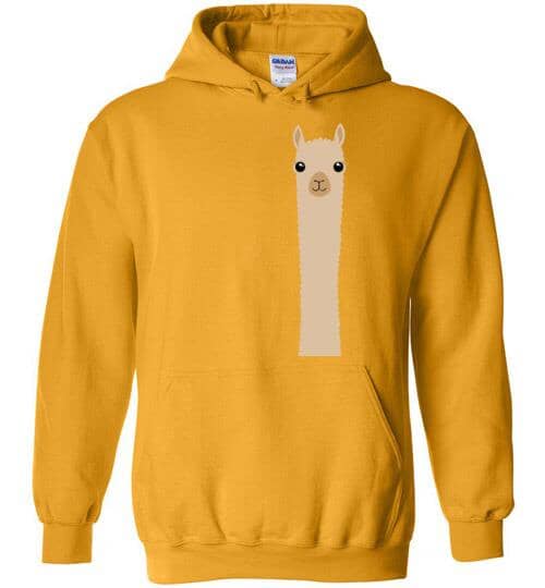 Load image into Gallery viewer, Alpaca Watching Gildan Hoodie
