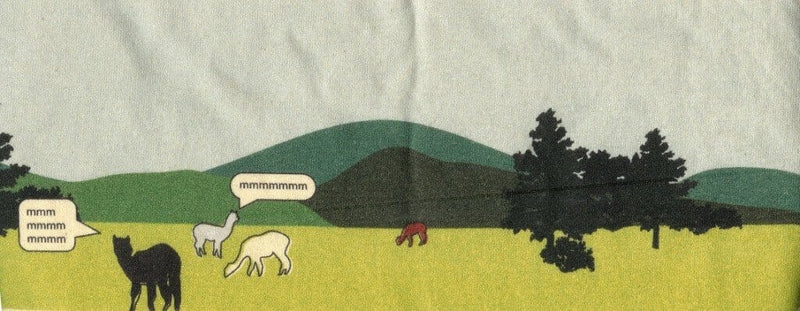 Load image into Gallery viewer, t-shirt: Alpacas in Meadow Scene
