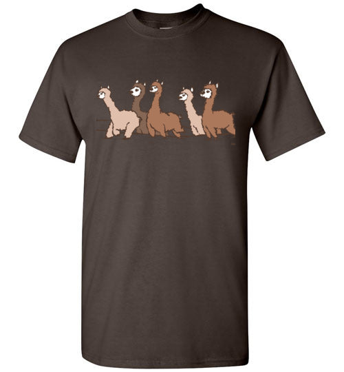 Load image into Gallery viewer, t-shirt: Curious Alpacas Gildan Short-Sleeve
