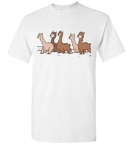 t-shirt: Curious Alpacas Gildan Short-Sleeve