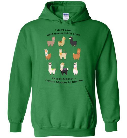 Load image into Gallery viewer, I Want Alpacas to Like Me Gildan Heavy Blend Hoodie
