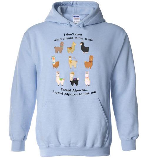 Load image into Gallery viewer, I Want Alpacas to Like Me Gildan Heavy Blend Hoodie
