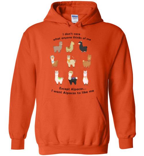 Load image into Gallery viewer, I Want Alpacas to Like Me Gildan Heavy Blend Hoodie
