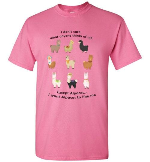 Load image into Gallery viewer, t-shirt: I Want Alpacas to Like Me Gildan Short-Sleve
