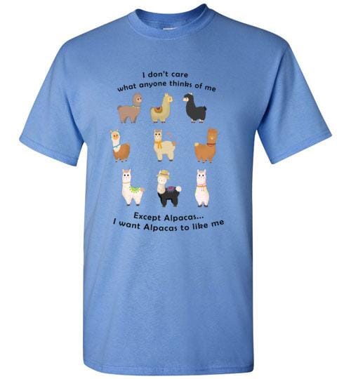 t-shirt: I Want Alpacas to Like Me Gildan Short-Sleve