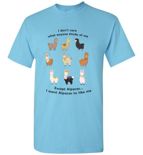 Load image into Gallery viewer, t-shirt: I Want Alpacas to Like Me Gildan Short-Sleve
