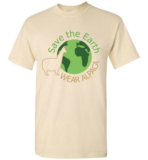 t-shirt: Save the Earth Wear Alpaca Gildan Short-Sleeve