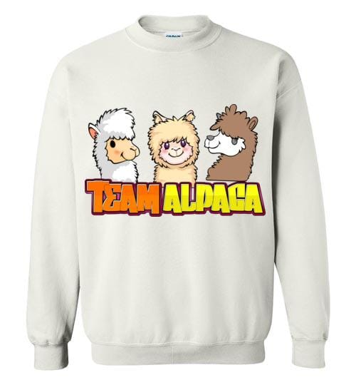 Load image into Gallery viewer, t-shirt: Team Alpaca Gildan Crewneck Sweatshirt
