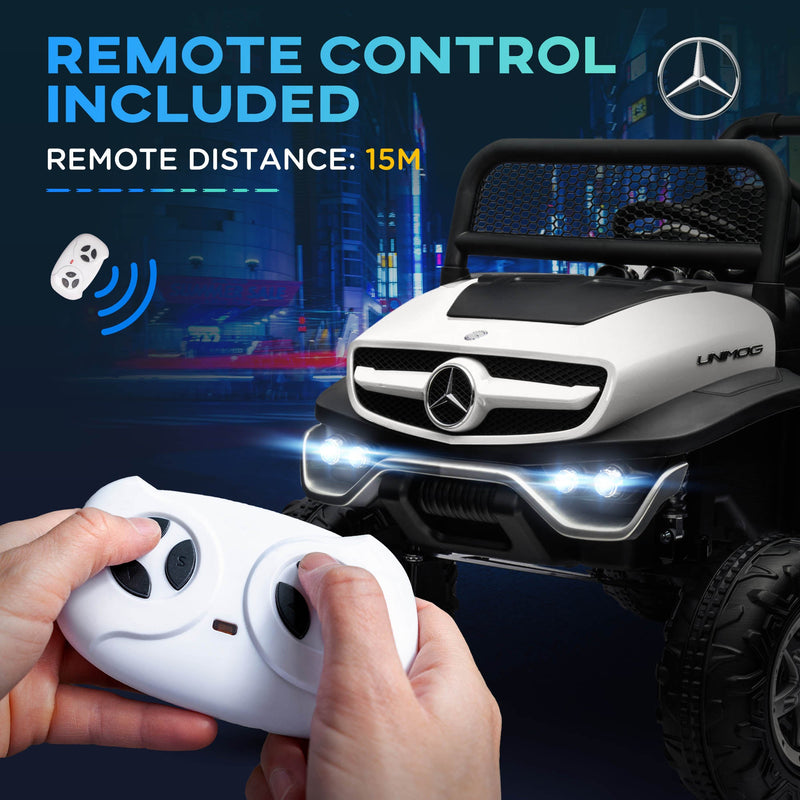 Load image into Gallery viewer, Mercedes-Benz Unimog 12V Kids Ride on Truck with Remote Control - Officially Licensed
