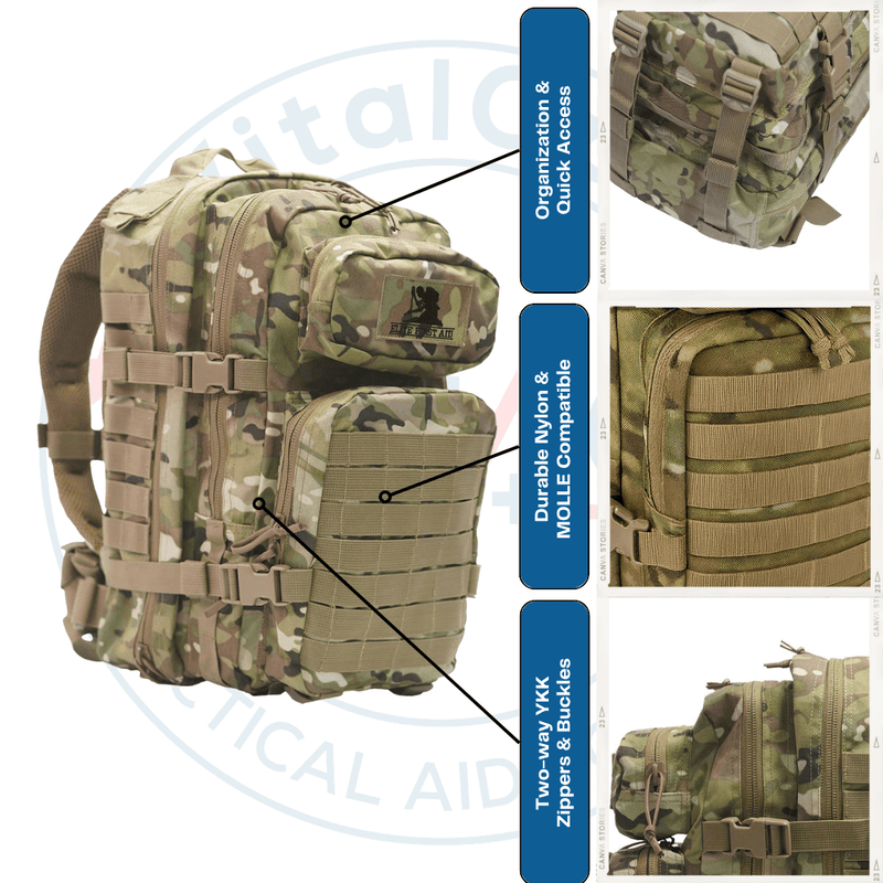 Load image into Gallery viewer, Tactical Trauma Backpack w/Advanced Bleeding Control
