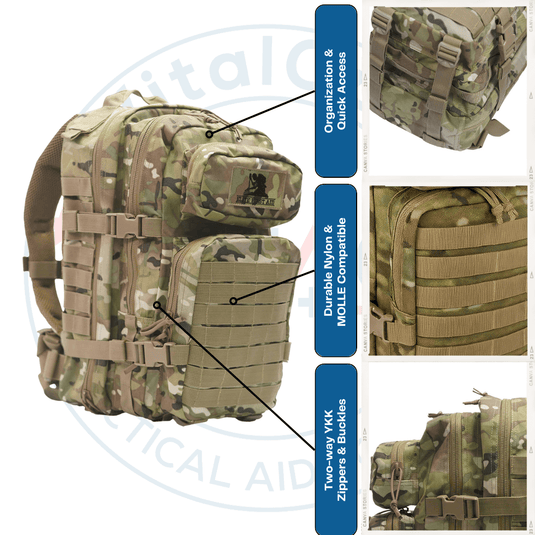 Tactical Trauma Backpack w/Advanced Bleeding Control