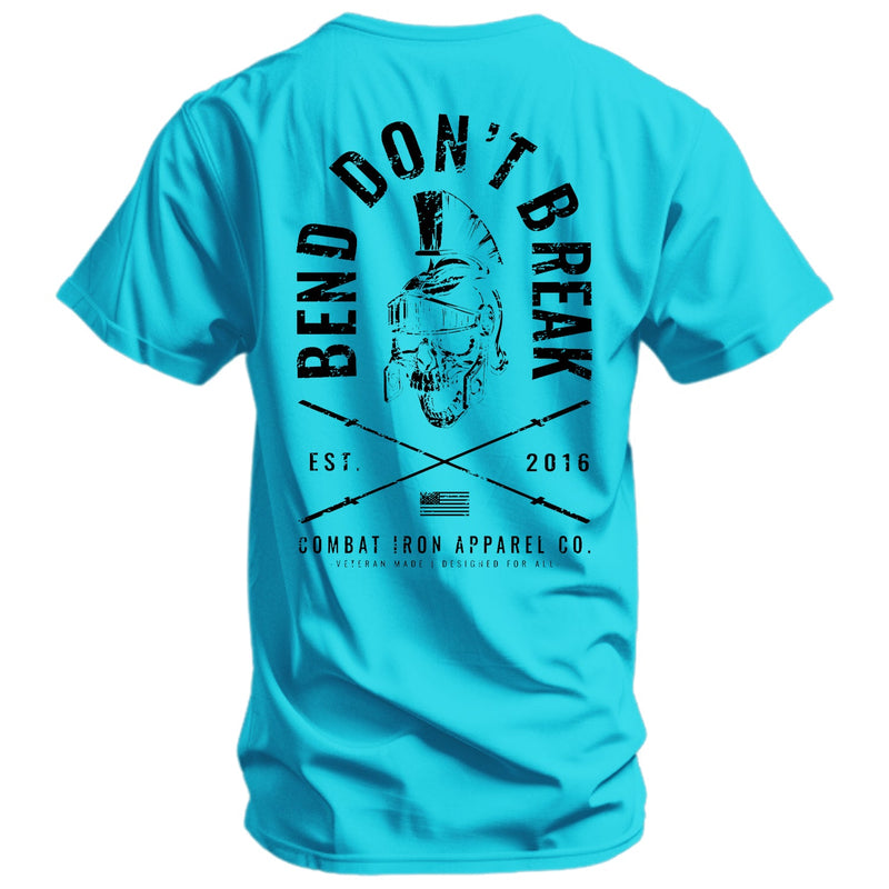 Load image into Gallery viewer, Bend Don&#39;t Break Barbell Skull Men&#39;s T-Shirt
