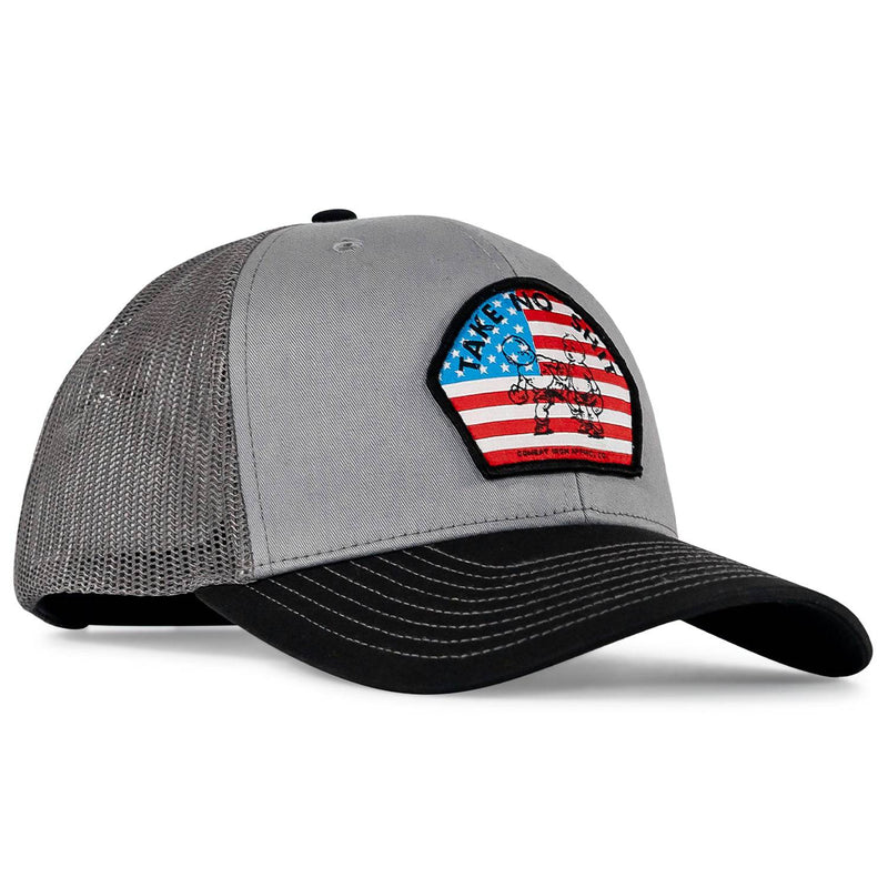 Load image into Gallery viewer, Take No Shit American Flag Patch SnapBack
