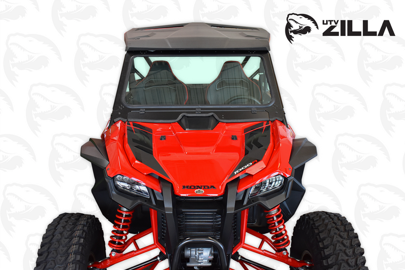 Load image into Gallery viewer, Vented Honda Talon Full Glass Windshield With Wiper
