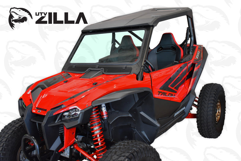 Load image into Gallery viewer, Vented Honda Talon Full Glass Windshield With Wiper
