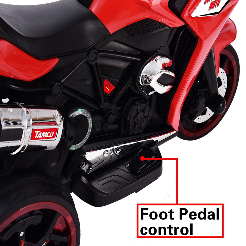Load image into Gallery viewer, 12V Kids Electric Motorcycle with Lighting Wheels for Boys
