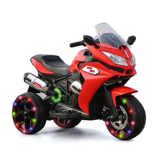 12V Kids Electric Motorcycle with Lighting Wheels for Boys