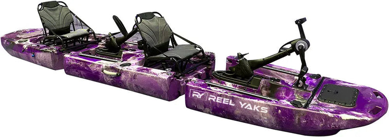 Load image into Gallery viewer, 14ft Raider Tandem Propeller Drive Modular Fishing Kayak

