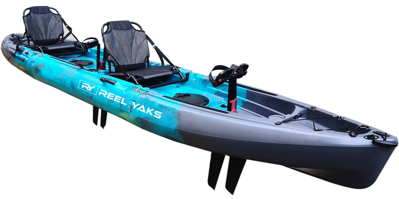 Load image into Gallery viewer, Raptor 14ft Tandem | Fin Drive | Modular Fishing Kayak
