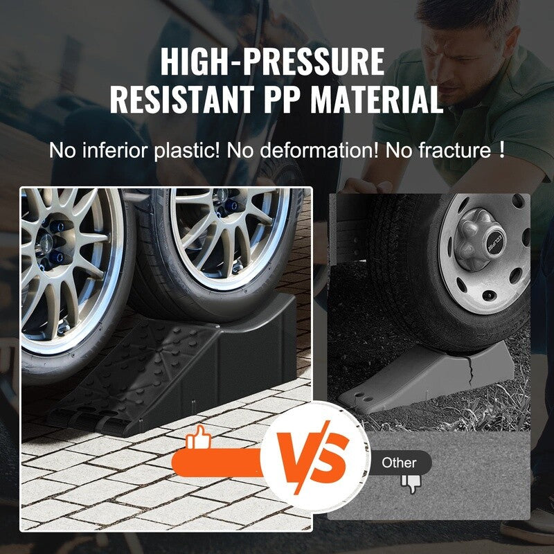 Load image into Gallery viewer, Heavy Duty Tandem Wheel Ramp for Car Service Tire Change 20000 lbs Capacity
