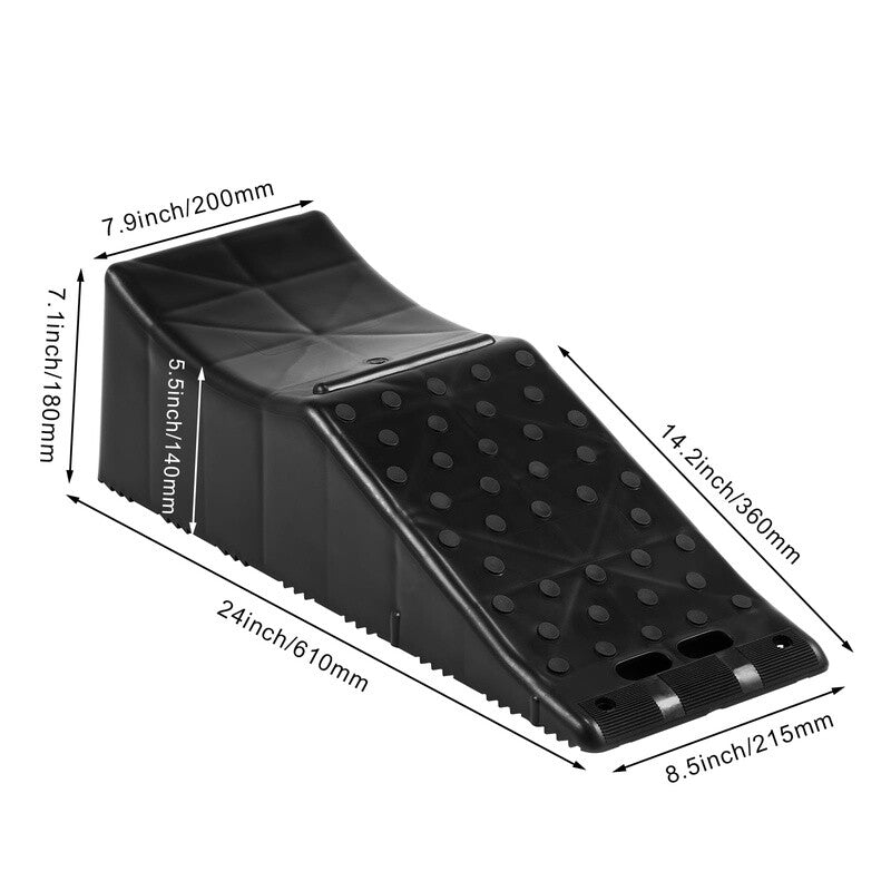 Load image into Gallery viewer, Heavy Duty Tandem Wheel Ramp for Car Service Tire Change 20000 lbs Capacity
