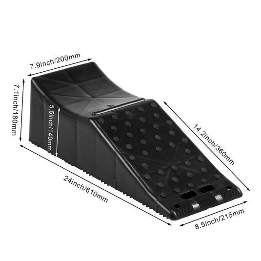 Heavy Duty Tandem Wheel Ramp for Car Service Tire Change 20000 lbs Capacity