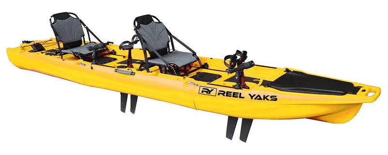 Load image into Gallery viewer, Rocket 13.8ft Tandem Fin Drive Modular Fishing Kayak
