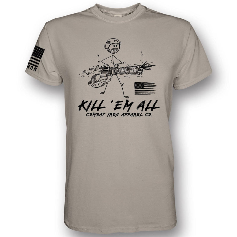 Load image into Gallery viewer, Kill Em&#39; All Machine Gunner Men&#39;s T-Shirt
