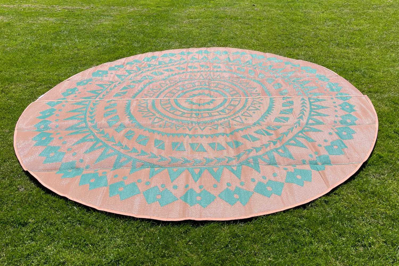 Load image into Gallery viewer, Boho Style Bell Tent Floor Matting Cover | 16' (5M)
