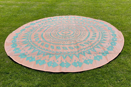 Boho Style Bell Tent Floor Matting Cover | 16' (5M)
