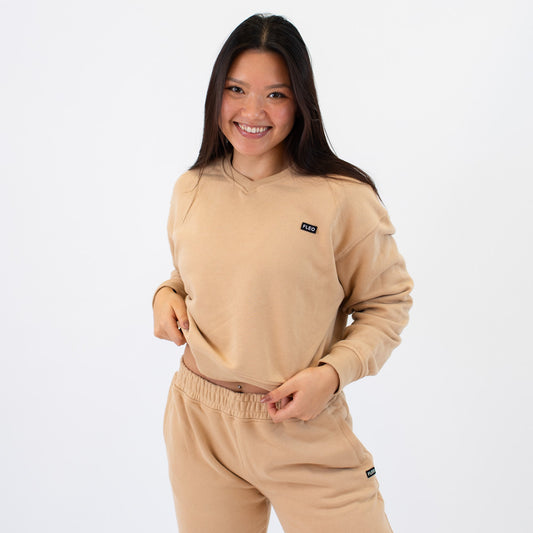 V Neck Crop Sweatshirt - Skoutley Outdoors LLC