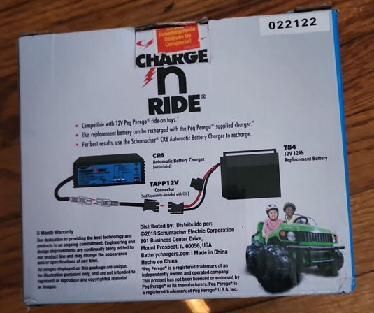 TB4 Fisher Price Power Wheels 12V Replacement Battery - Upgrade Your Ride!