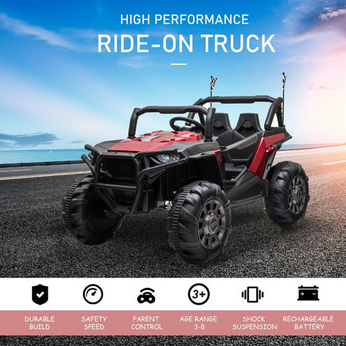 2021 ATV Quad with EVA Wheels, Leather Seats, and Remote Control