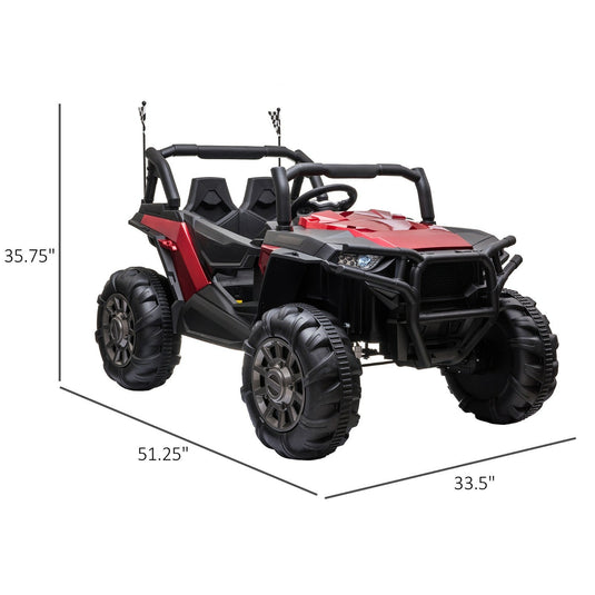 2021 ATV Quad with EVA Wheels, Leather Seats, and Remote Control