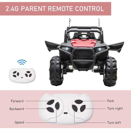 2021 ATV Quad with EVA Wheels, Leather Seats, and Remote Control