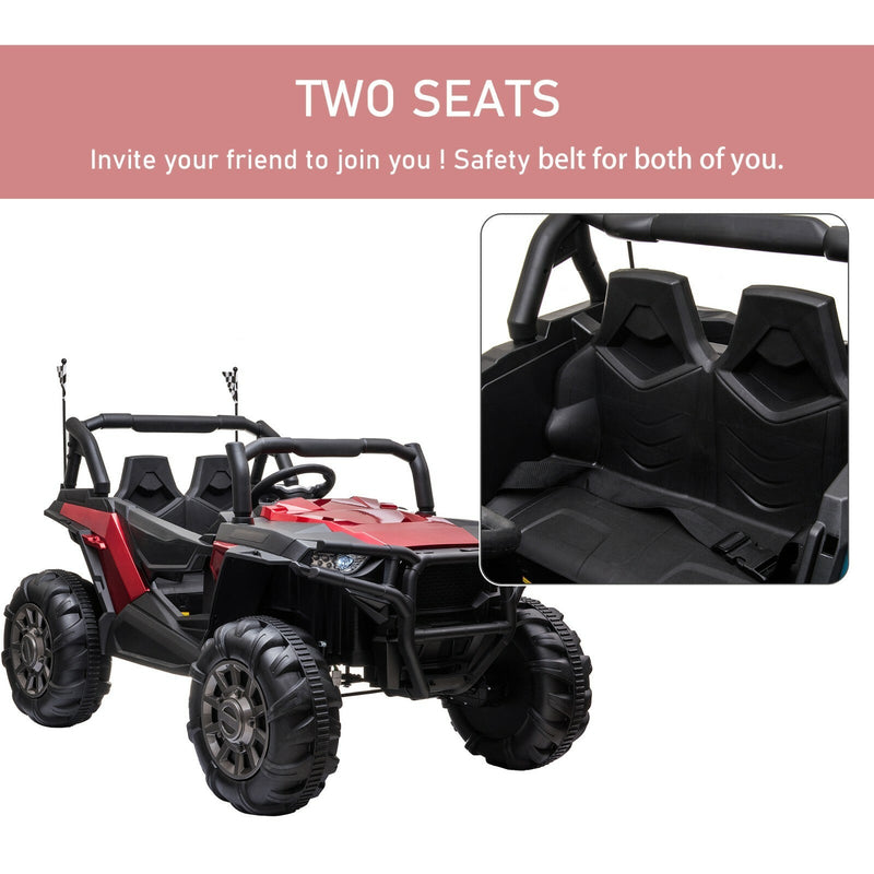 Load image into Gallery viewer, 2021 ATV Quad with EVA Wheels, Leather Seats, and Remote Control
