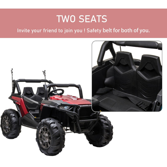 2021 ATV Quad with EVA Wheels, Leather Seats, and Remote Control