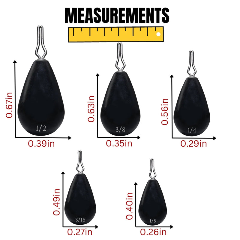 Load image into Gallery viewer, Reaction Tackle Tungsten Drop Shot Weights
