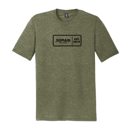 Domain Military Green T Shirt
