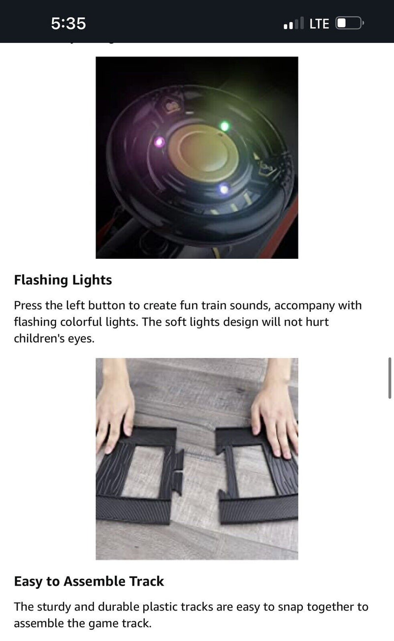 Load image into Gallery viewer, TEMI Ride On Train Set: All-in-One Track and Train Experience
