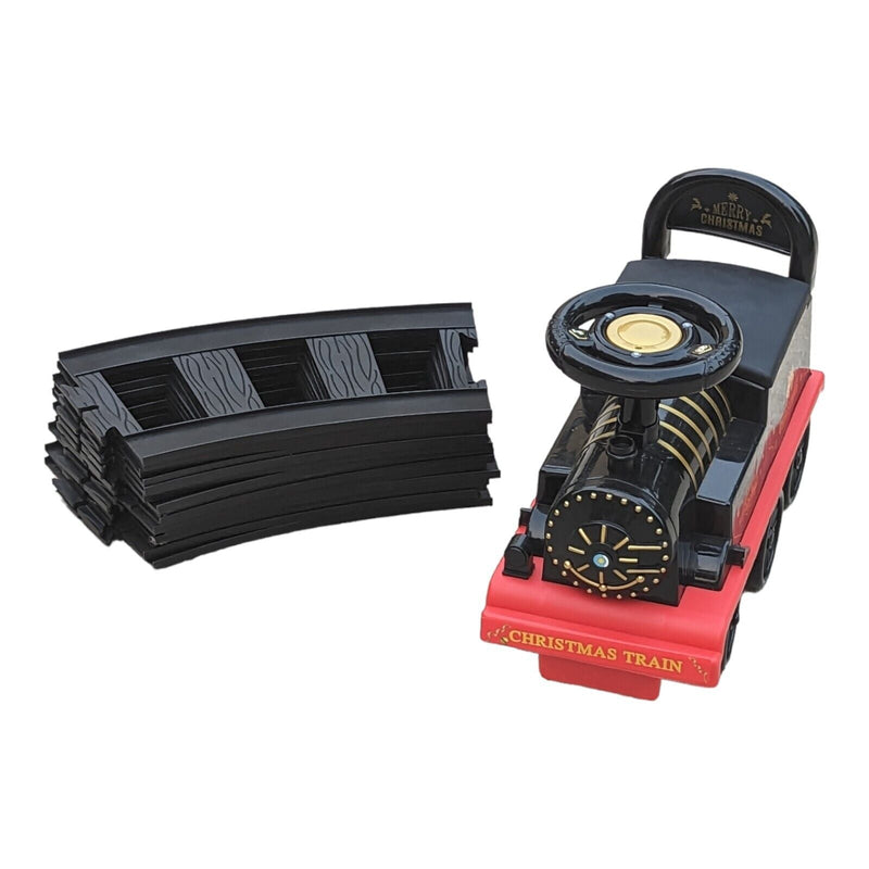 Load image into Gallery viewer, Tempi Electric Train Ride-On Toy with Lights, Sounds, and Storage Tracks
