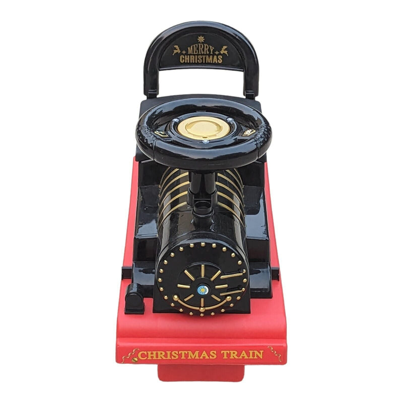 Load image into Gallery viewer, Tempi Electric Train Ride-On Toy with Lights, Sounds, and Storage Tracks
