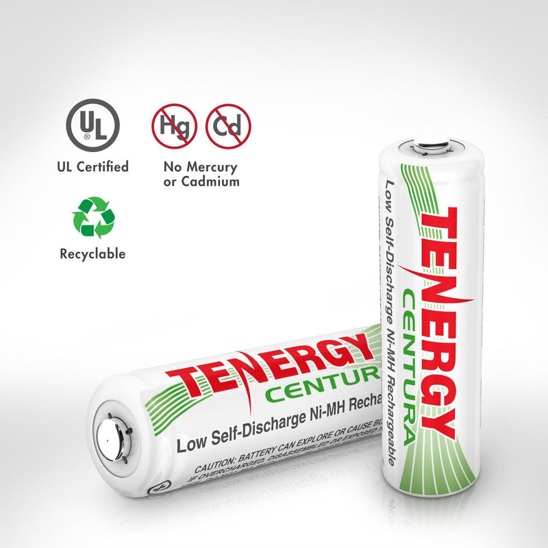 Load image into Gallery viewer, Tenergy AAA Centura NiMH Rechargeable Battery - 4 Pack
