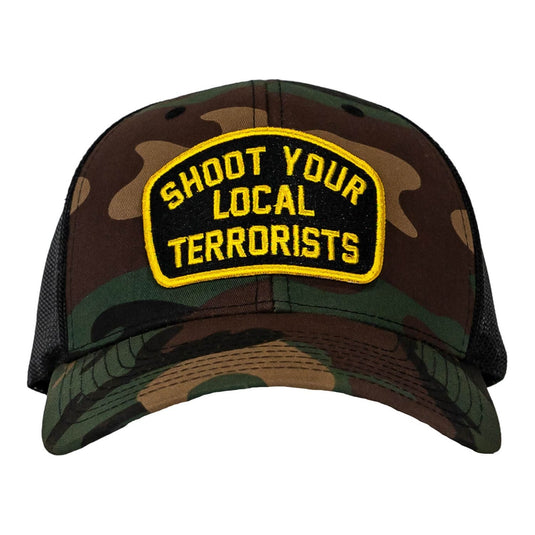 Shoot Your Local Terrorists Patch Snapback Hat