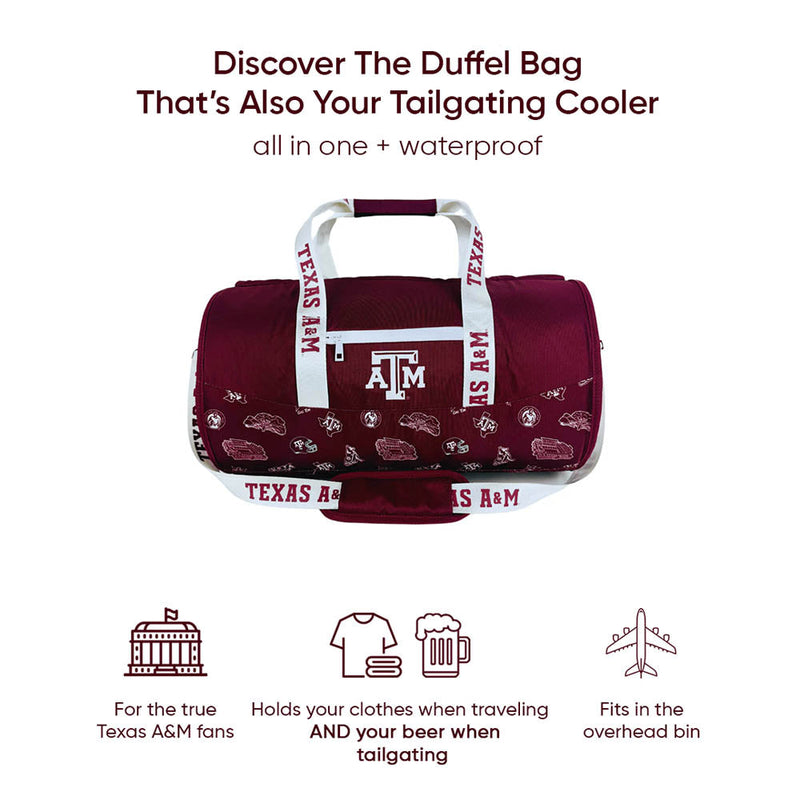 Load image into Gallery viewer, Texas A&amp;M University Duffel Cooler
