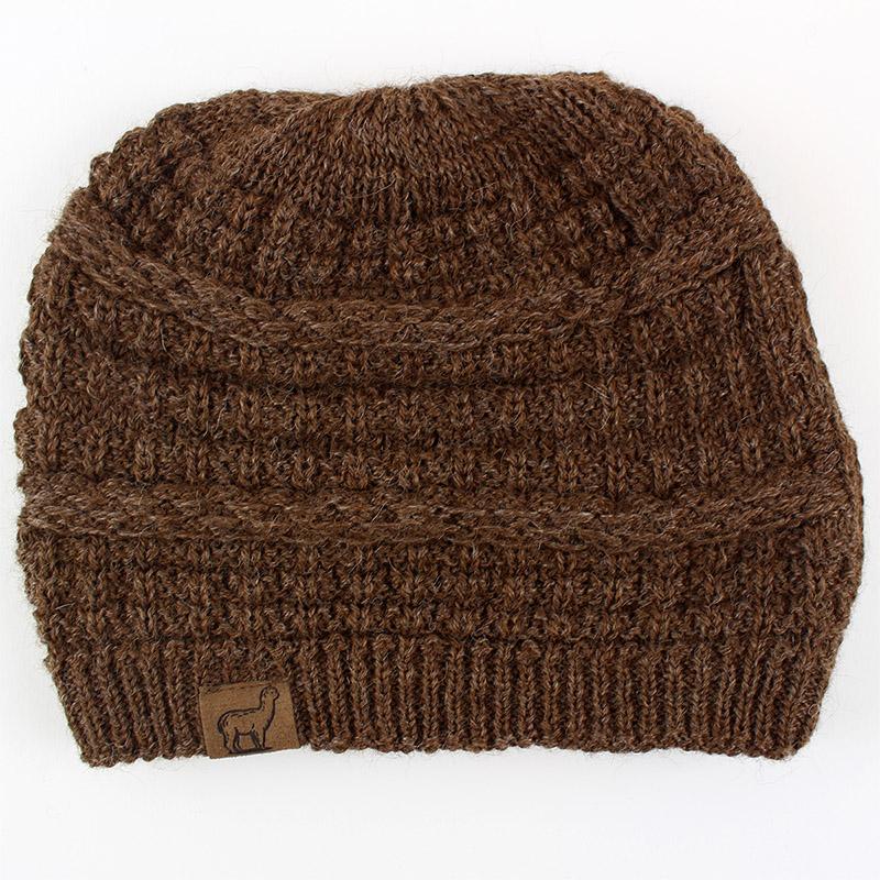 Load image into Gallery viewer, Textured Alpaca Slouch Beanie
