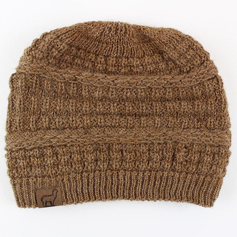 Load image into Gallery viewer, Textured Alpaca Slouch Beanie
