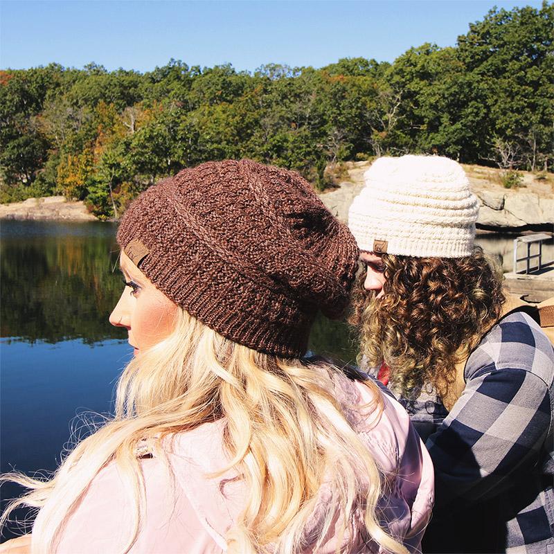 Load image into Gallery viewer, Textured Alpaca Slouch Beanie
