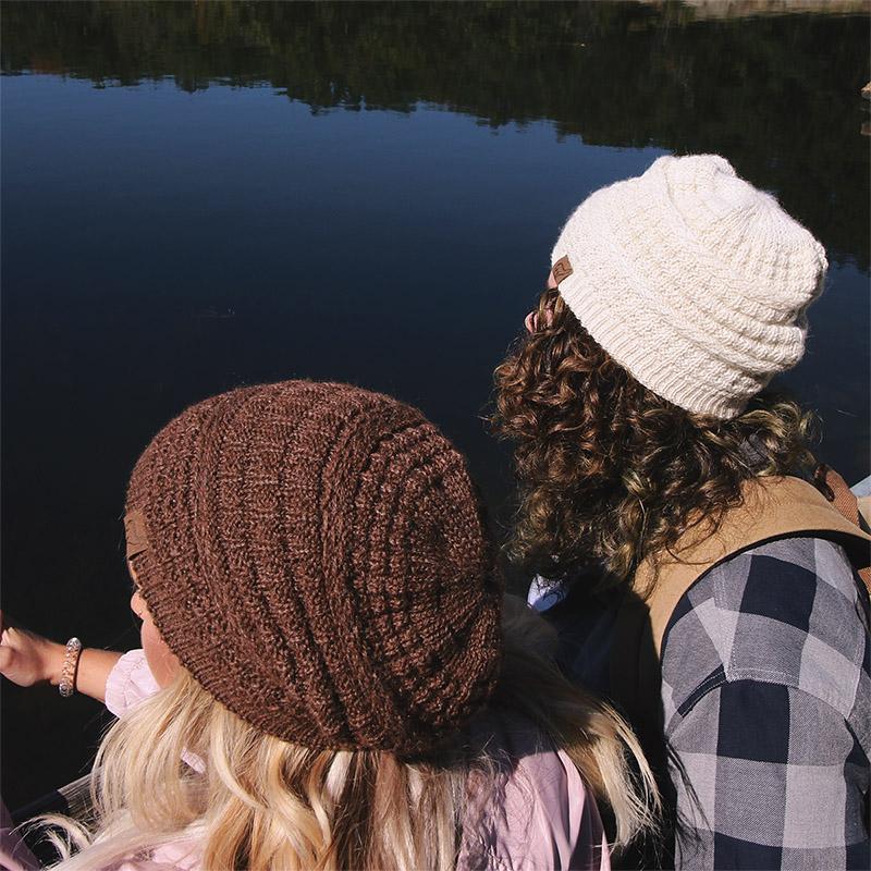 Load image into Gallery viewer, Textured Alpaca Slouch Beanie
