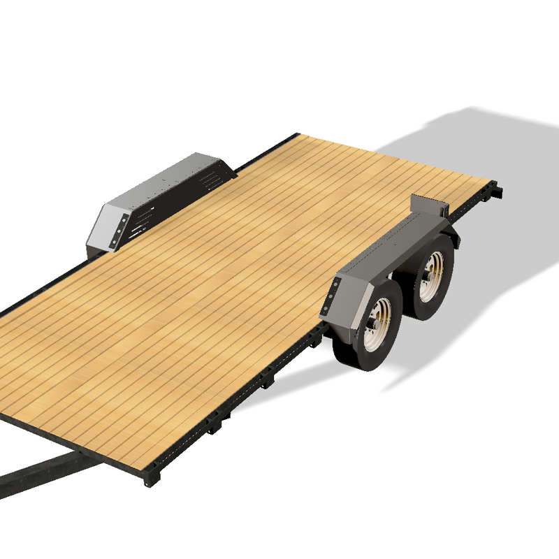 Load image into Gallery viewer, Heavy Duty Weld on DIY Drive Over Trailer Fender Kit Bare Steel - Pair
